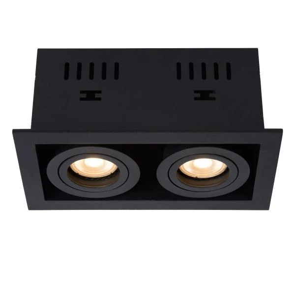 Lucide CHIMNEY - Spot encastrable - 2xGU10 - Noir - détail 1